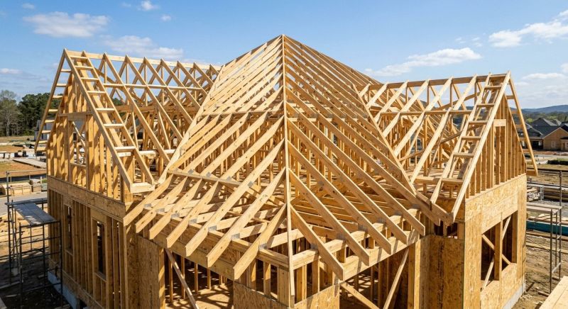 Roof Trusses Installation in Conroe, TX