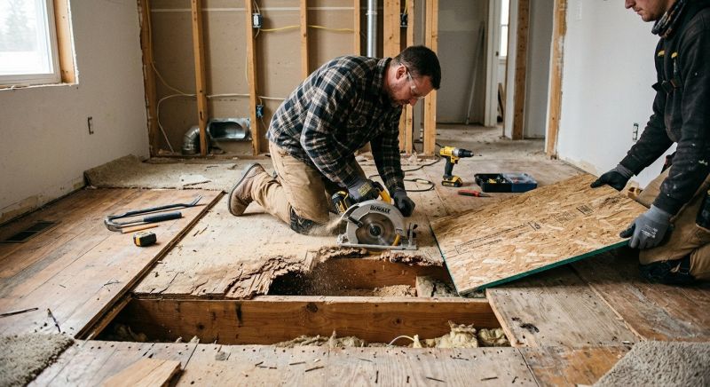 Sagging Floor Repair in Kansas City, KS