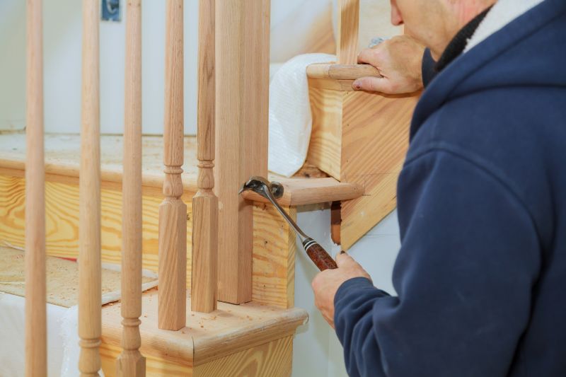 Stair Banister Installation in Wilmington, NC