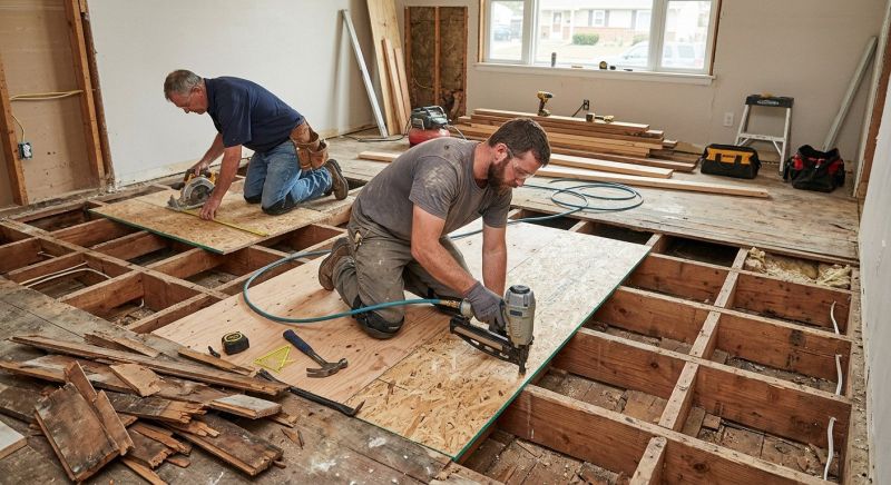 Structural Flooring Repair in Conroe, TX