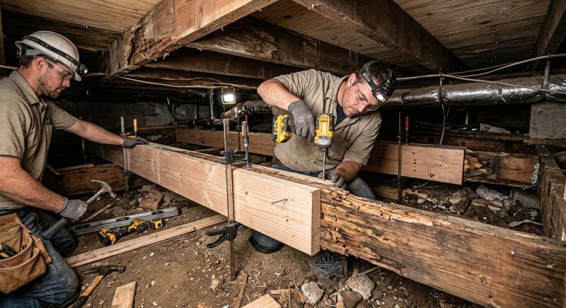 Structural Flooring Repair in Wilmington, NC