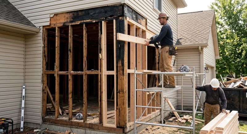 Structural Framing Replacement in Kansas City, KS