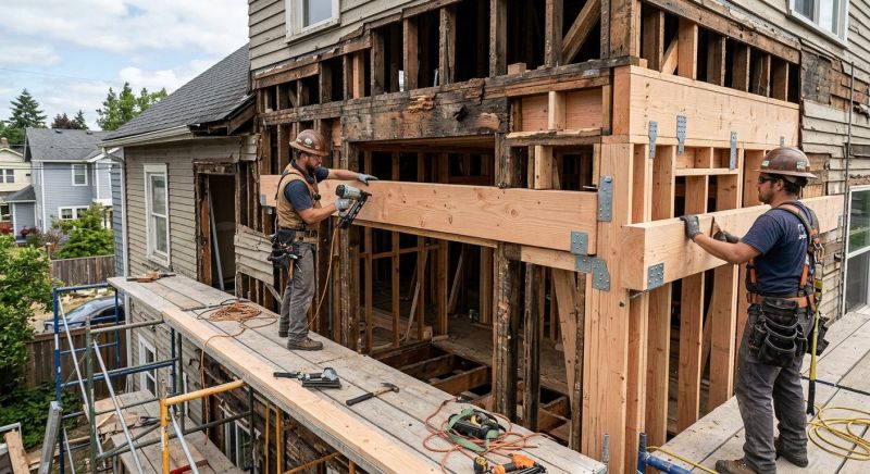 Structural Framing Replacement in Wilmington, NC