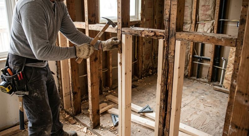 Structural Framing Replacement in Wilmington, NC