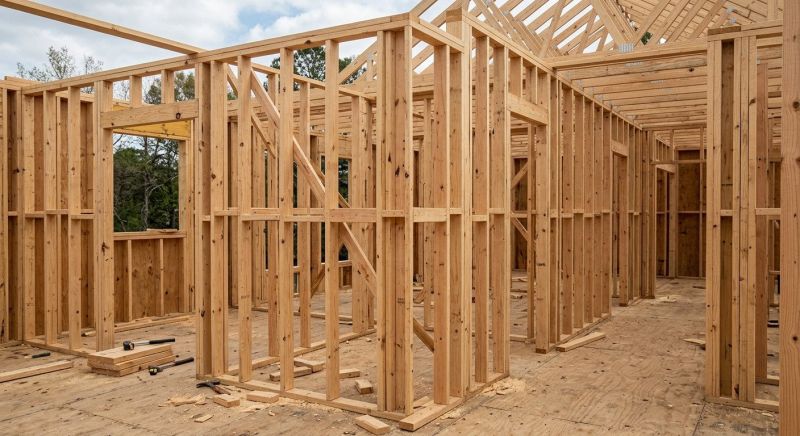 Stud Wall Framing in Conroe, TX