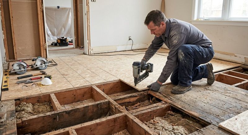 Subfloor Repair in Kansas City, KS
