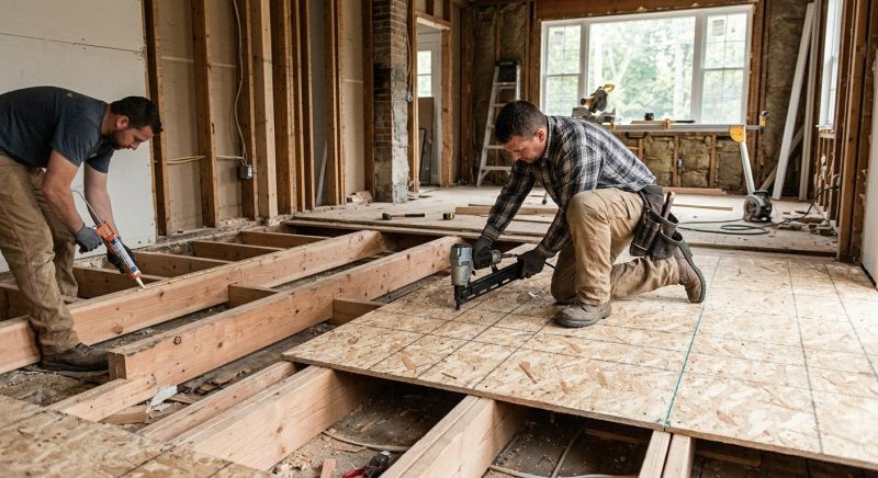 Subfloor Replacement in Wilmington, NC