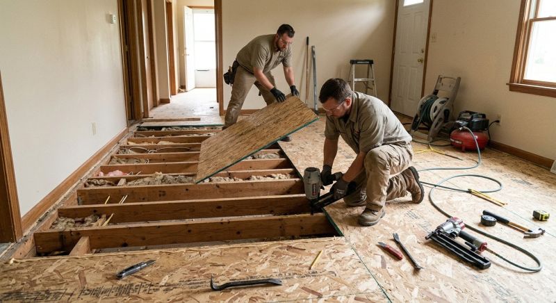 Subfloor Replacement in Conroe, TX