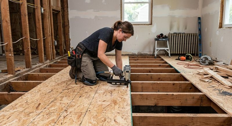 Subfloor Replacement in Conroe, TX
