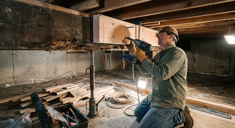 Support Beam Repair in Wilmington, NC