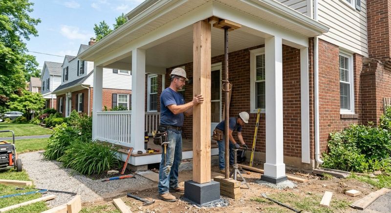 Support Column Replacement in Wilmington, NC