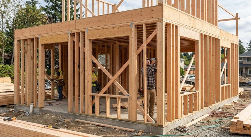 Timber Stud Framing in Wilmington, NC