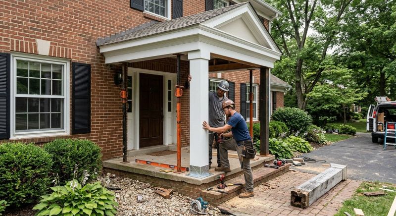 Veranda Post Replacement in Kansas City, KS