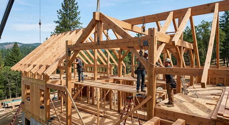 Wood Beam Installation in Kansas City, KS
