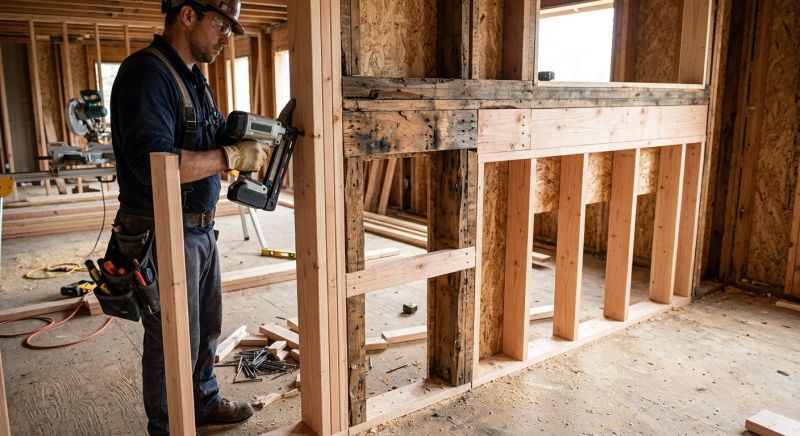 Wood Framing Repair in Kansas City, KS