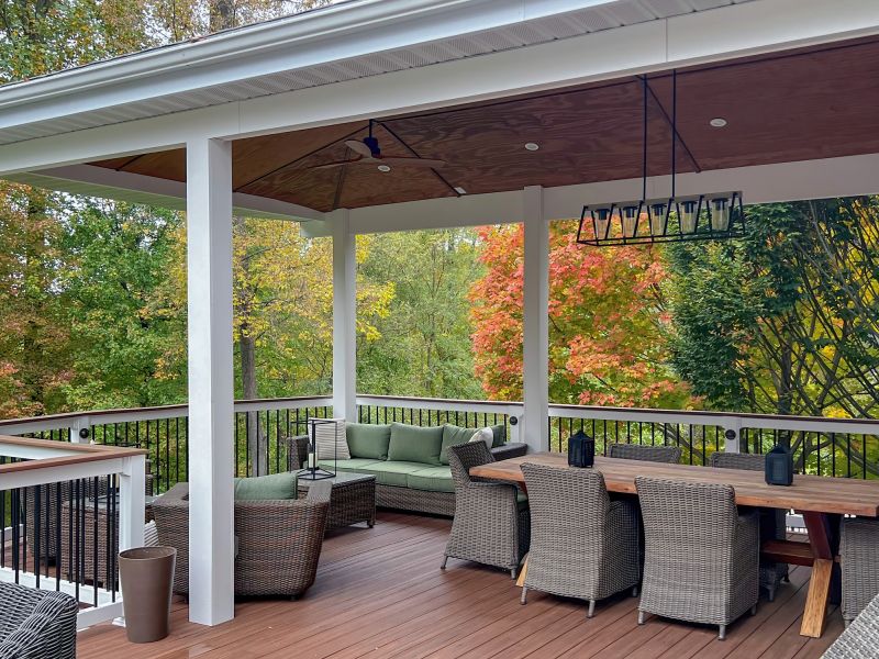 Wood Porch Construction in Stamford, CT
