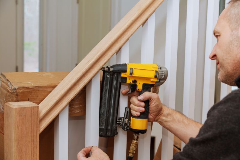 Wooden Banister Installation in Wilmington, NC
