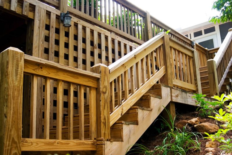 Wooden Steps Installation in Wilmington, NC