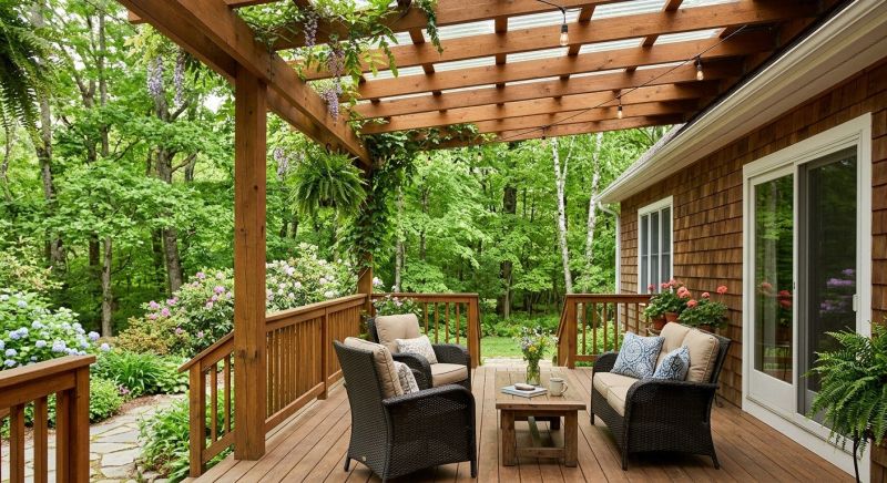 Wooden Veranda Construction in Worcester, MA